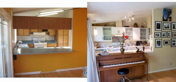 Our kitchen: before and after
